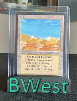 Desert LP Arabian Nights ARN Land MTG Magic The Gathering WOTC Colorless Vintage - Image 1