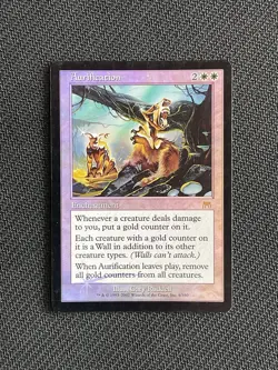 Aurification LP Holo Foil Onslaught ONS 6 Magic The Gathering MTG 2002 - Image 2