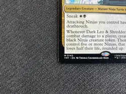 Dark Leo & Shredder NM LP MTG TMT EN Magic The Gathering 2026 WOTC TMNT M 0142 - Image 5