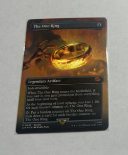 The One Ring - The Lord of the Rings Borderless PROMO #451 **Foil** - Image 1