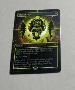 Mana Crypt - Special Guests Borderless Neon Ink Yellow #17b **Neon Ink Foil** - Image 1