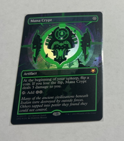 Mana Crypt - Special Guests Borderless Neon Ink Green #17f **Neon Ink Foil** - Image 1