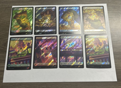 Teenage Mutant Ninja Turtles - Lot of 8 Surge Foil Lands - Image 1