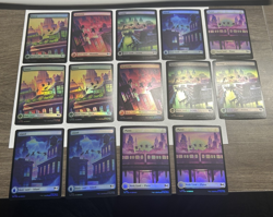 Teenage Mutant Ninja Turtles - Lot of 14 Foil Lands (190's Lands) - Image 1