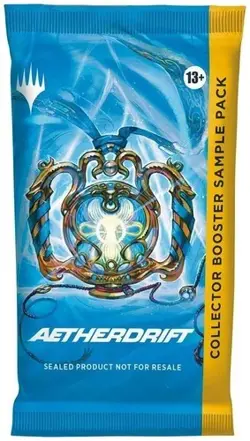 MTG Aetherdrift- Collector Booster Sample Pack - FACTORY SEALED (A) - Image 1