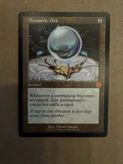 MTG Mesmeric Orb NM Retro Frame The Brothers' War English. Magic the Gathering. - Image 1