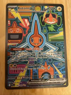 Pokemon TCG Phantasmal Flames Rotom ex 126/094 Special Illustration Rare MINT - Image 1
