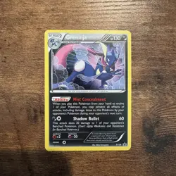 2014 Greninja XY24 Holo Black Star Promo Pokemon Card - Light Play - Image 1