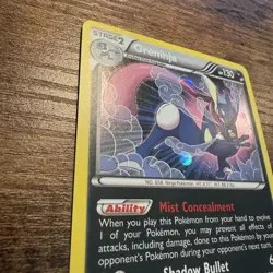2014 Greninja XY24 Holo Black Star Promo Pokemon Card - Light Play - Image 2
