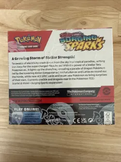 Pokemon Scarlet & Violet Surging Sparks Booster Box Nintendo Pikachu Latias - Image 3