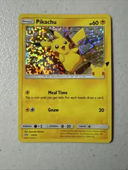 The Pokemon Company Pikachu 25/25 McDonald's 25th Anniversary Holo Promo - Image 1