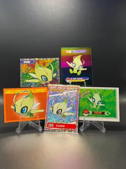 Pokemon Celebi Set of 5 - Celebi #251 Peru/NON-TCG Sticker Set - Image 1