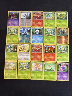 Pokemon Black And White Base Set BW x20 Snivy Ect Holo LP/MP - Image 1