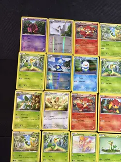 Pokemon Black And White Base Set BW x20 Snivy Ect Holo LP/MP - Image 2