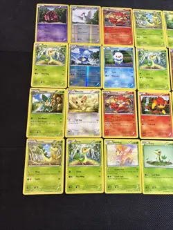 Pokemon Black And White Base Set BW x20 Snivy Ect Holo LP/MP - Image 5
