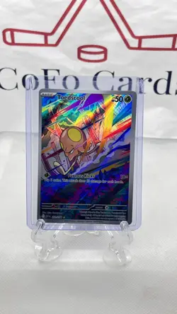 Toedscool Illustration Rare Pokemon SV01: Scarlet & Violet Base Set 201/198 NM - Image 1
