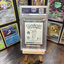 PSA 10 GEM MINT 1999 Pokemon Merlin Sticker - MEW - Prism #S25 - Image 2