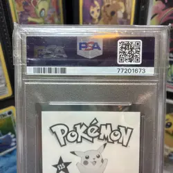 PSA 10 GEM MINT 1999 Pokemon Merlin Sticker - MEW - Prism #S25 - Image 3