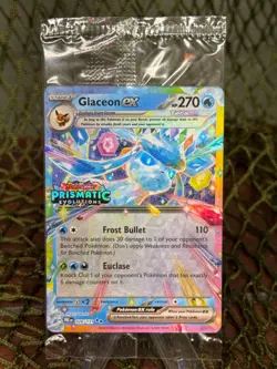 *SEALED* GLACEON ex 026/131 Surprise Box STAMPED ~ Pokemon: Prismatic Evolutions - Image 1