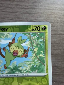 Pokemon TCG Grookey 14/167 Reverse Holo Twilight Masquerade LP - Image 3