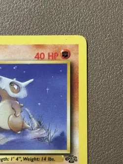 1999 Pokemon 1st Edition Jungle #50/64 Cubone LP WOTC Arita - Image 3