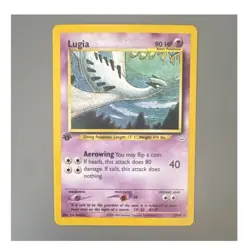 Lugia 20/64 Neo Genesis Rare 1st Edition Basic 90 HP Regular Pokemon TCG English - Image 1