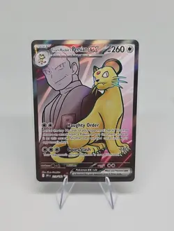Pokemon TCG Team Rocket’s Persian 219/182 SV: Destined Rivals Ultra Rare Mint/NM - Image 1