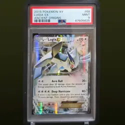 2015 POKEMON XY ANCIENT ORIGINS #68 LUGIA EX PSA 9 - Image 1