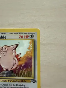 Pokemon TCG Clefable 1st Edition Jungle Non Holo 17/64 Vintage WOTC - Image 3