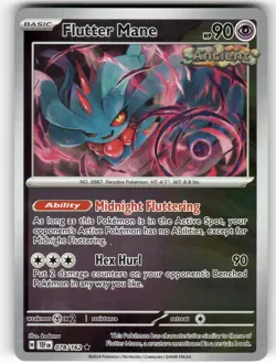 Flutter Mane 078/162 Rare Temporal Forces Pokemon Reverse Holo Near Mint - Image 1