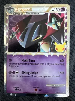 Dragapult Prime SWSH132 Pokemon Black Star Promo Standard Celebrations 25th NM - Image 1