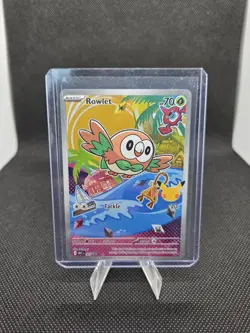 Pokemon Rowlet 043 Meiji Promo Basic 70 HP Promo EN - Image 1