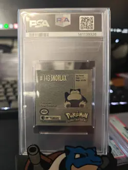 1999 POKEMON STICKERS SER 1 Snorlax- PSA 9 - Image 2