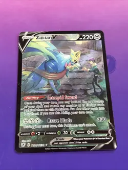 Pokemon TCG Zacian V TG21/TG30 Full Art Astral Radiance - Image 1