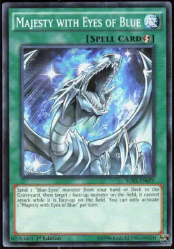 Majesty with Eyes of Blue SDKS-EN021 Structure Deck: Seto Kaiba Yu-Gi-Oh NM - Image 1