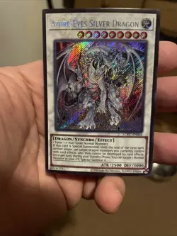 Azure-Eyes Silver Dragon LCKC-EN066 SECRET RARE Unlimited NM! +Bonus FREE SHIP! - Image 1