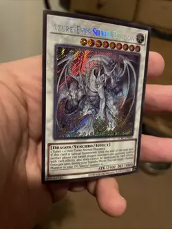 Azure-Eyes Silver Dragon LCKC-EN066 SECRET RARE Unlimited NM! +Bonus FREE SHIP! - Image 2