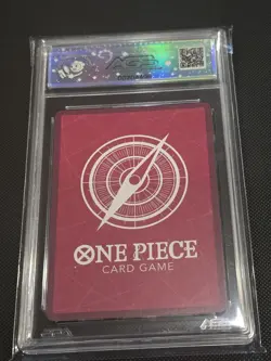 Bandai Issho Leader Alt Art OP04-020 Kingdoms of Intrigue Jpn AGS 10 Legendary - Image 2