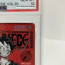 PSA 10 Monkey D. Luffy SR ST21-014 Promo One Piece Magazine Vol.20 Card Japanese - Image 3