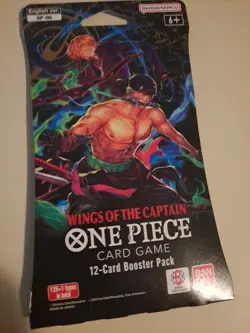 One Piece OP-06 Wings Of The Captain Sleeved Booster Pack ENGLISH SEALED - NEW - Image 1