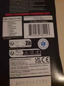One Piece OP-06 Wings Of The Captain Sleeved Booster Pack ENGLISH SEALED - NEW - Image 3
