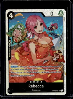 2023 One Piece Awakening of the New Era Rebecca Super Rare #OP05-091 - Image 1