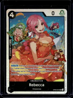 2023 One Piece Awakening of the New Era Rebecca Super Rare #OP05-091 - Image 1