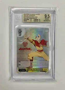 Weiss Schwarz Avatar Last Airbender Aang ATLA SP Stamped BGS GEM MINT 9.5 - Image 1