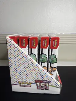 Pokemon TCG 151 Poster Collection 5 Boxes Display Case - Image 2