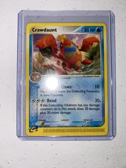 Pokemon TCG CRAWDAUNT 13/97 Dragon Regular Rare Card NM 2003 E-Reader - Image 1