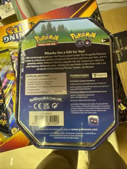 Pokemon TCG: Sword & Shield Pokemon GO Tin Pikachu - New - Sealed - Image 2