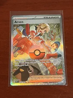 Arven 235/091 S&V Paldean Fates - Special Illustration Rare Pokemon TCG - NM ✅ - Image 1