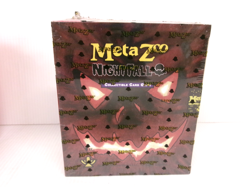 META ZOO Nightfall Trading Card Game 10 Booster Packs SEALED Box - Image 1