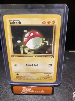 Voltorb 69/82 Pokemon Card TCG Team Rocket 1st Edition - Image 1